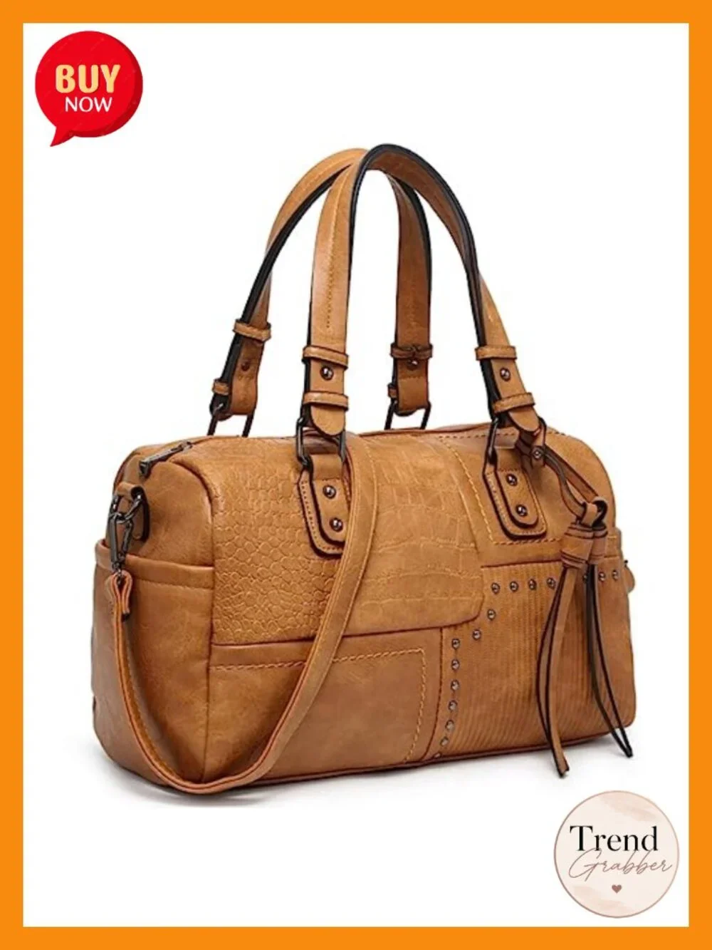 Soft Vegan Leather Large Hobo Satchel Tote Purse with Top Handle Shoulder Strap